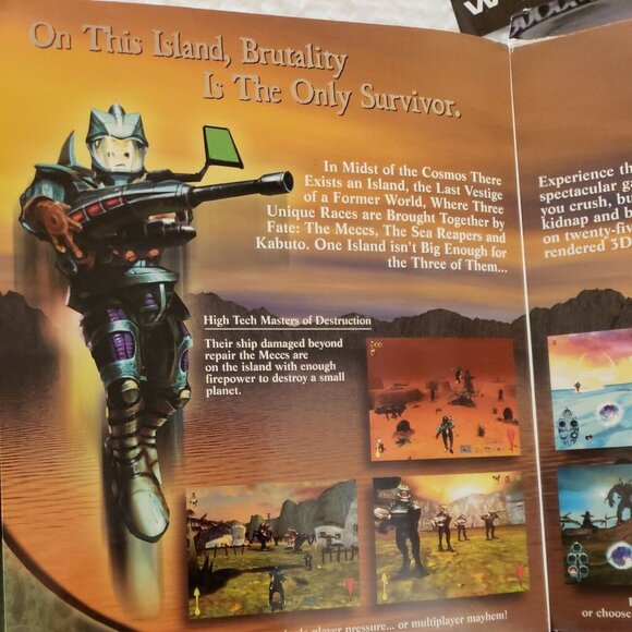 Giants Citizen Kabuto Big Box PC Game 2000 Vintage Video Game CD Rom Complete - Picture 3 of 11